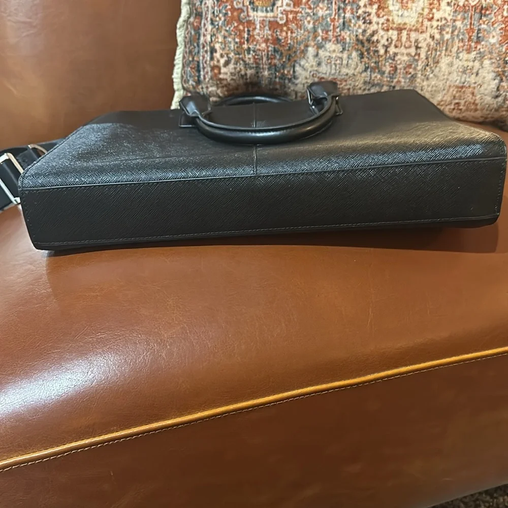 BOSTANTEN LEATHER BRIEFCASE/ LAPTOP BAG excellent clean condition.